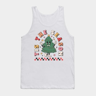 Tis the season Vintage Christmas Tree Tank Top